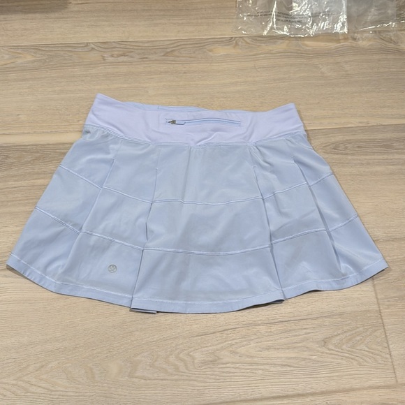 Lululemon Pace Rival Mid-Rise Skirt Long Size 6 Pastel Blue Color - Picture 4 of 7